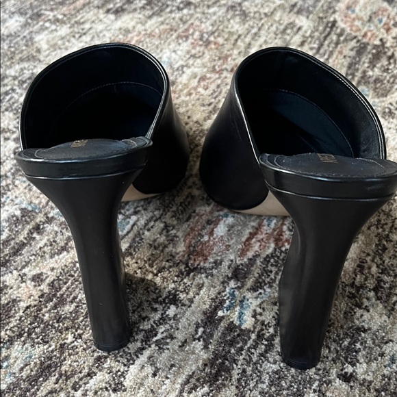 NWT Arezzo Women's Mules Black - Picture 4 of 9